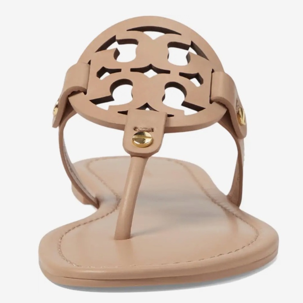 Tory Burch Miller Sandal Size 9 in light makeup